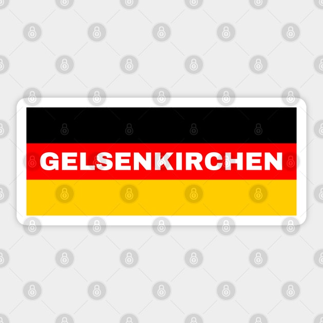 Gelsenkirchen City in German Flag Sticker by aybe7elf